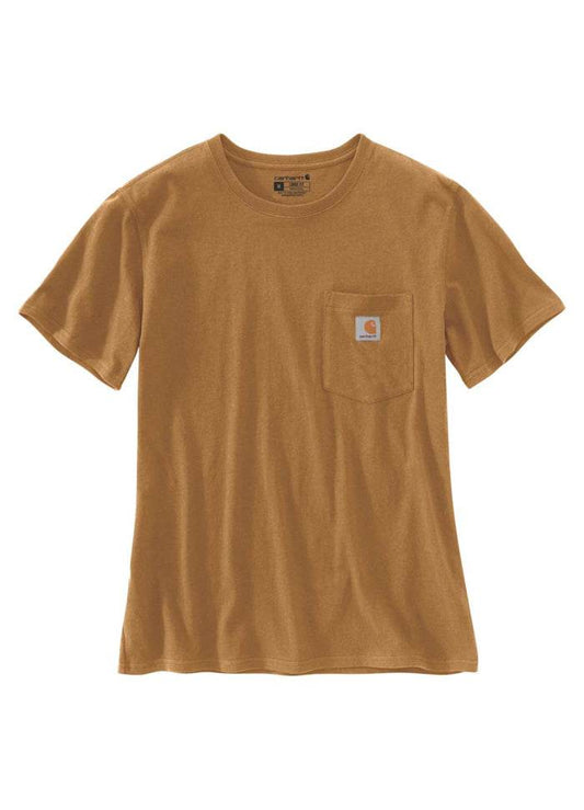 Carhartt Workwear Pocket S/S T-Shirt Brown - NatureLife