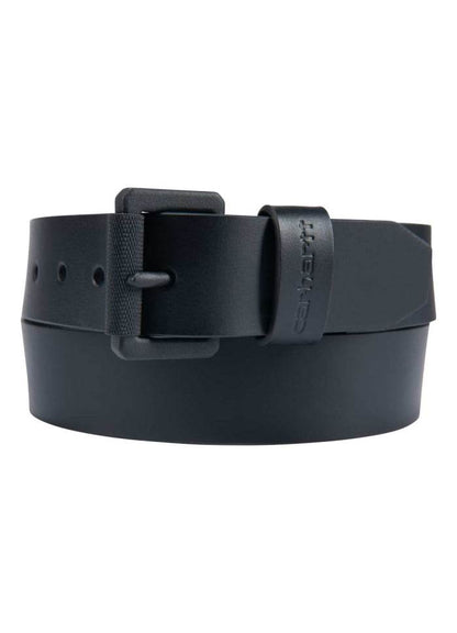 Carhartt Bridle Leather Roller Buckle Belt Black Coal - NatureLife