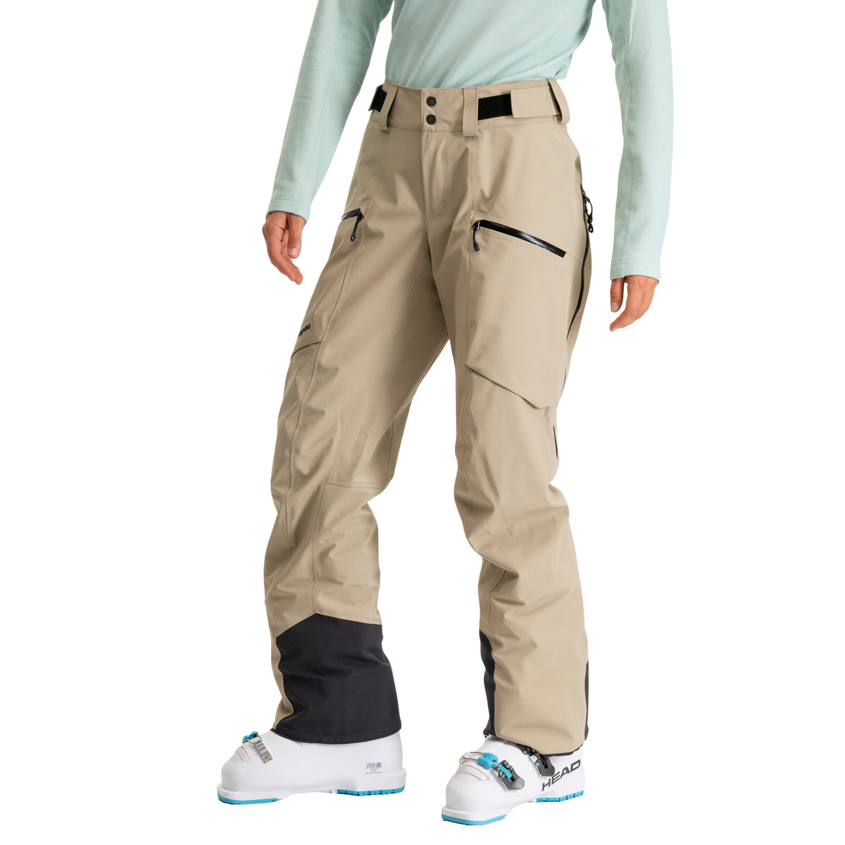 Bergans Oppdal 3L Shell Pants Women Sandstone