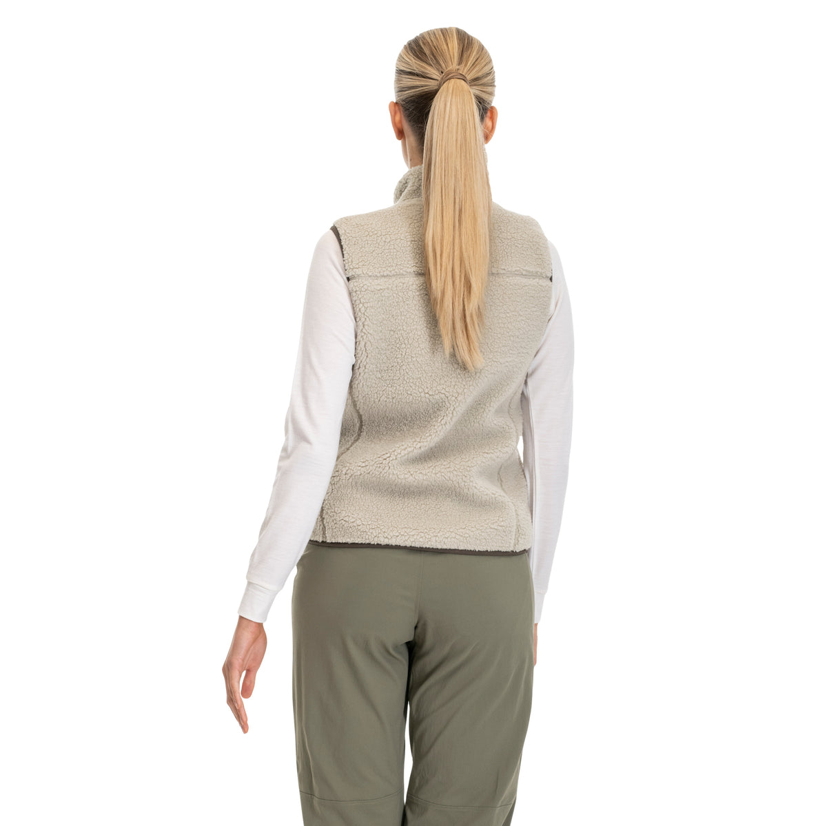Bergans Lunnan Pile Fleece Vest Women Coastal Sand