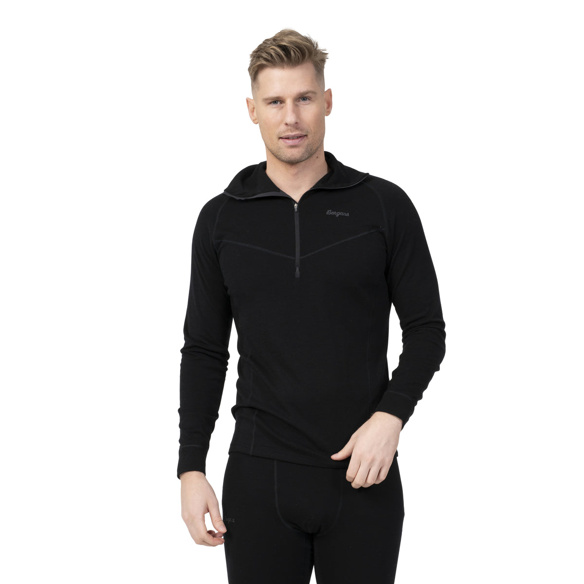 Bergans Inner:Dual Merino Half Zip Men Black