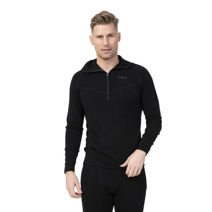 Bergans Inner:Dual Merino Half Zip Men Black