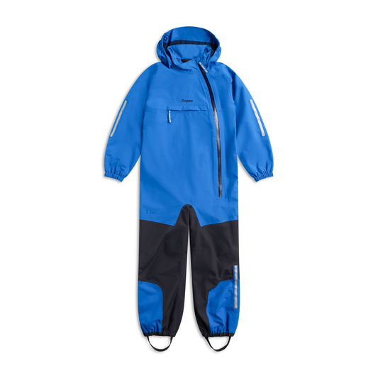 Bergans Lilletind Kids Coverall Olympic Blue / Dark Shadow Grey