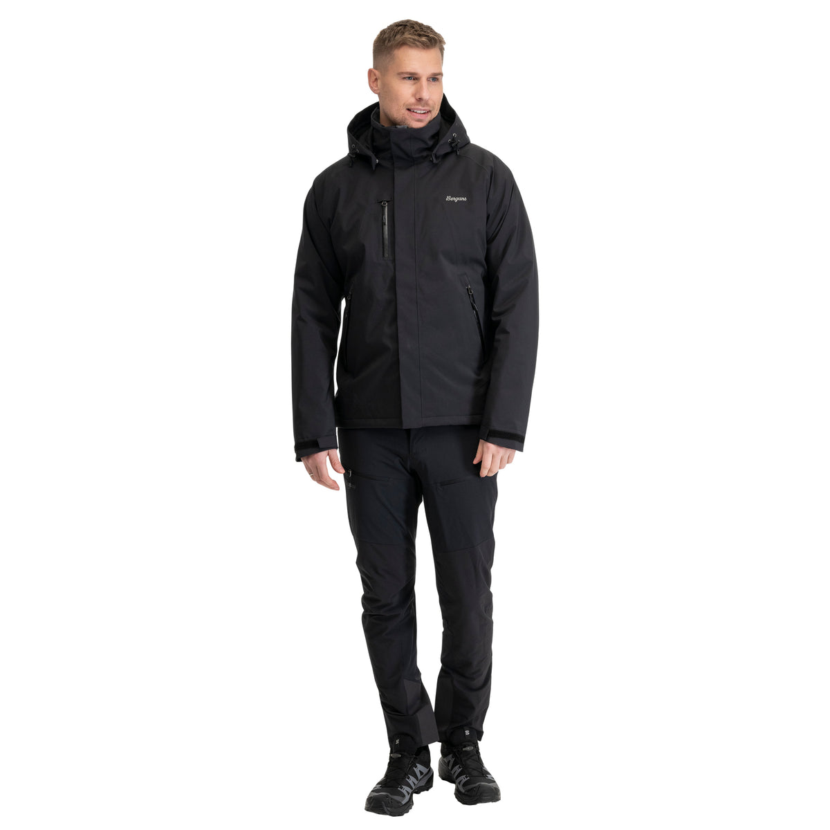 Bergans Flya Insulated Men Jacket Black/Solid Grey