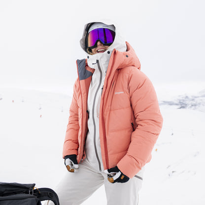 Bergans Oppdal Down Jacket Women Light Weathered Red