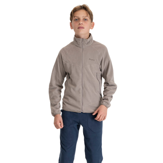 Bergans Junior Fleece Midlayer Jacket Rock Taupe