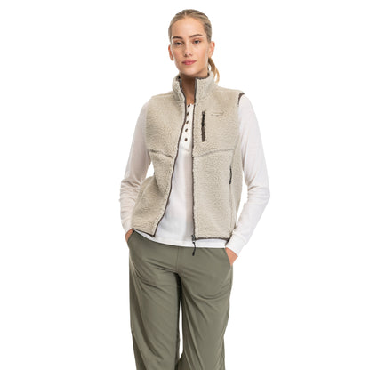 Bergans Lunnan Pile Fleece Vest Women Coastal Sand