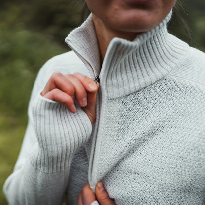 Bergans Ulriken Light Merino Jumper Women Vanilla White