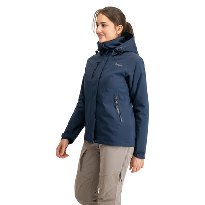 Bergans Flya Insulated Lady Jacket Navy Blue/Granite Blue
