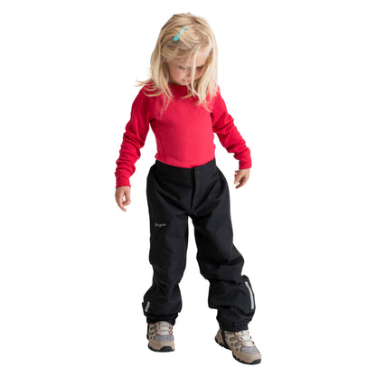 Bergans Lilletind 2L Shell Pants Kids Black