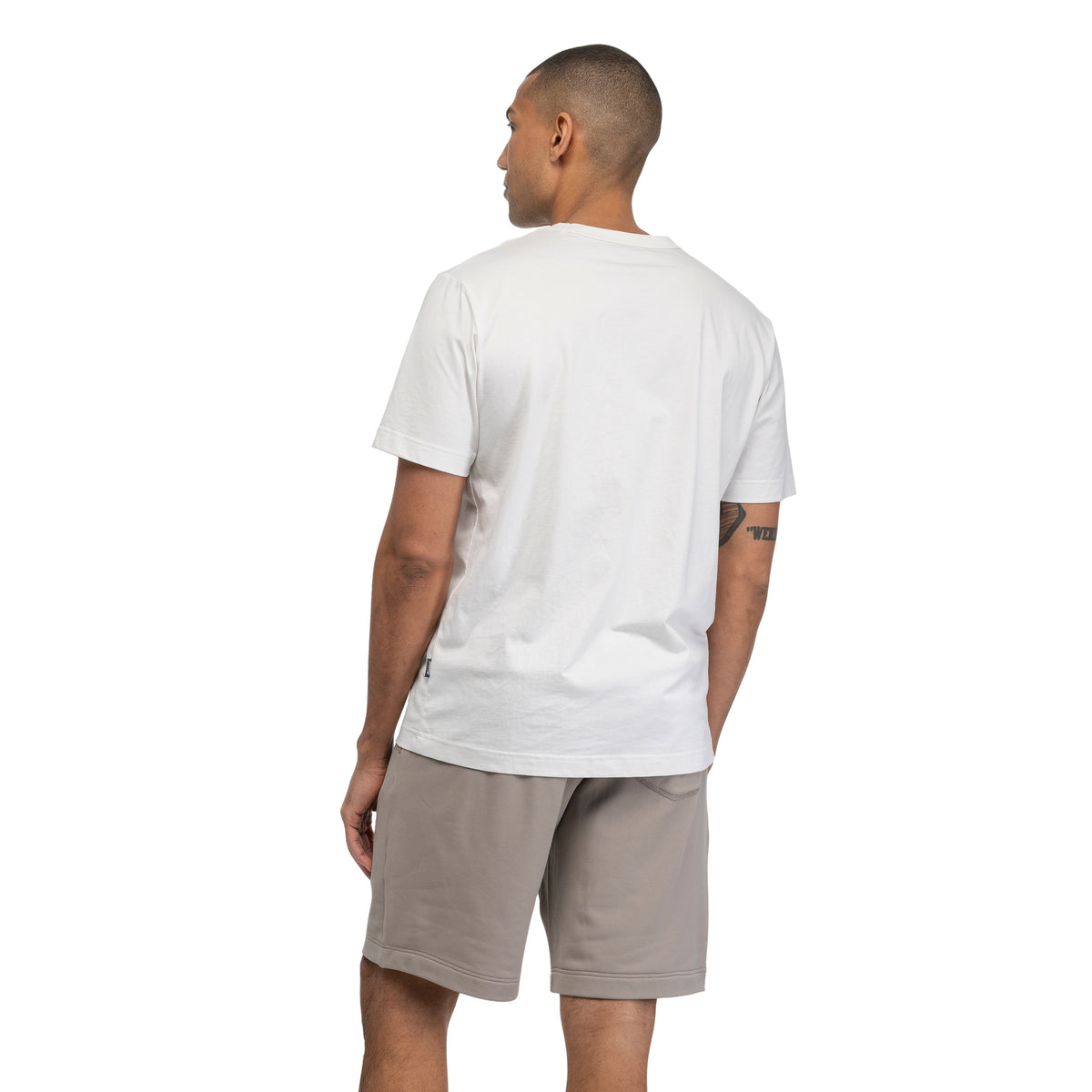 Bergans Logo Cotton Tee Men Arctic White