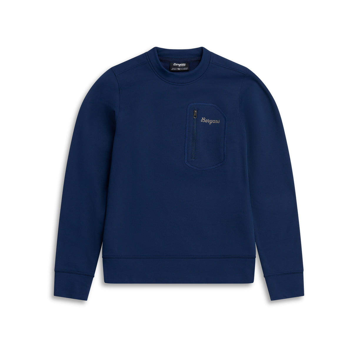 Bergans Midtli Midlayer Sweatshirt Junior Navy Blue