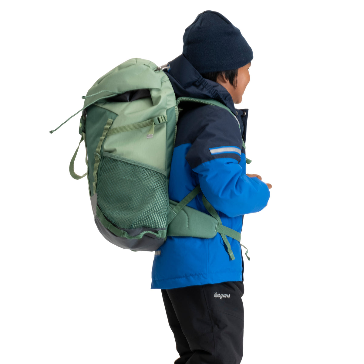 Bergans Kids' Lilletind 18L Jade Green/Dark Jade Green