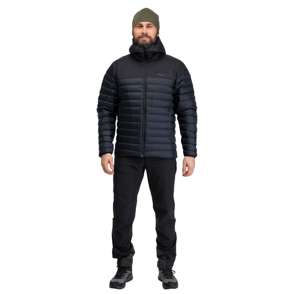 Bergans Lom Light Down Hood Jacket Men Black