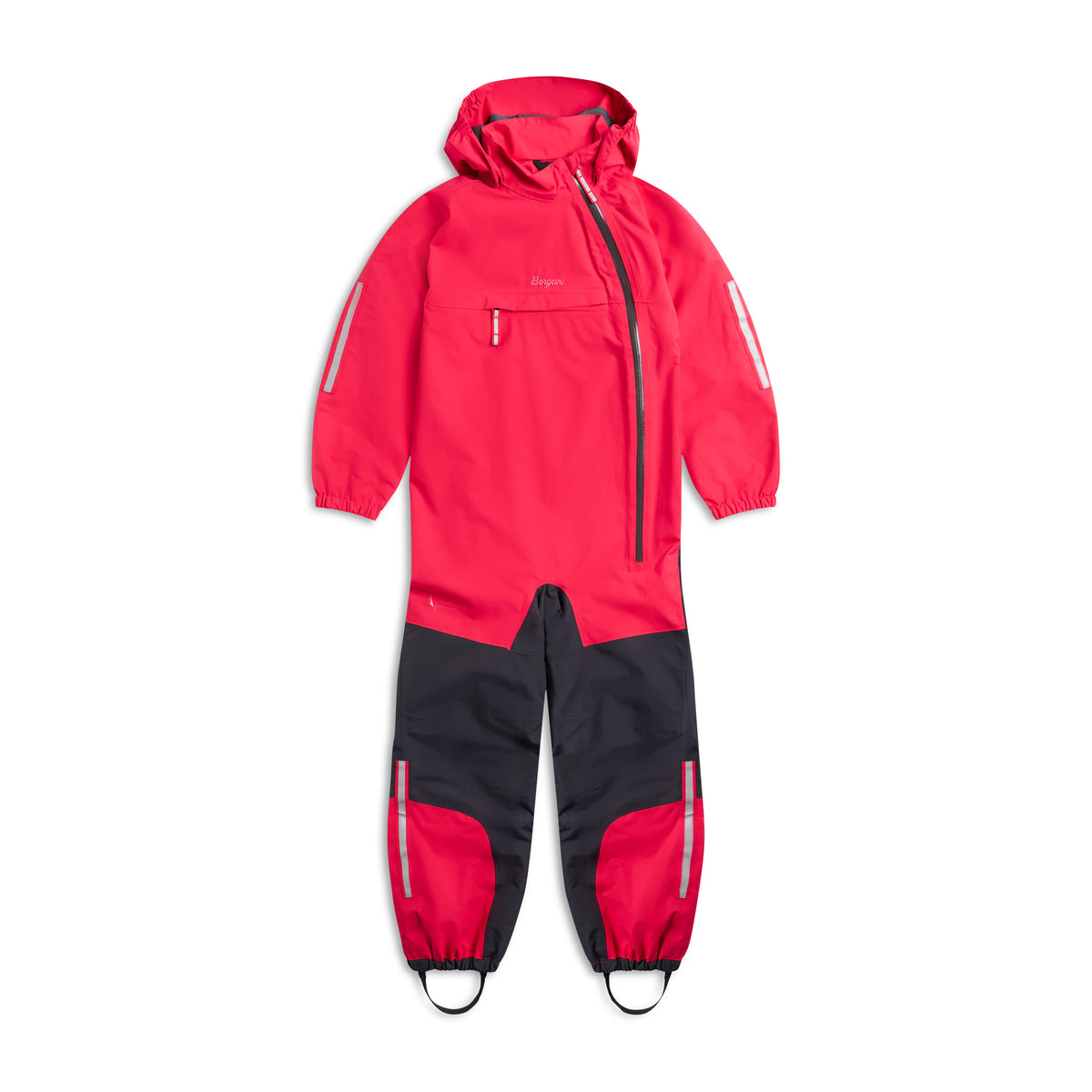 Bergans Lilletind Kids Coverall Alpine Rose/Dark Shadow Grey