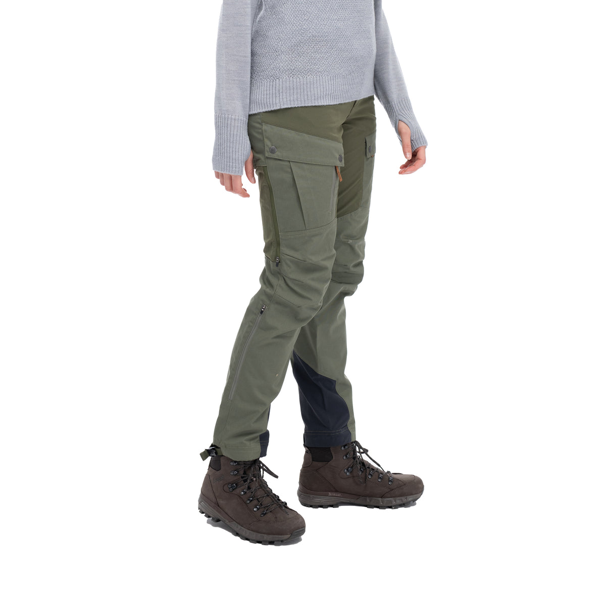 Bergans Nordmarka Favor Outdoor Pants Women Green Mud/Dark Green Mud