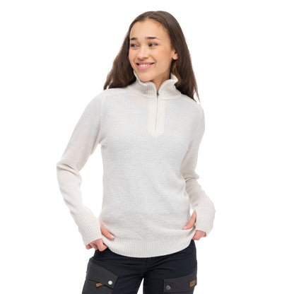 Bergans Ulriken Light Merino Jumper Women Vanilla White