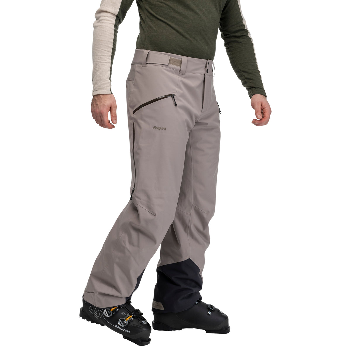 Bergans Oppdal Insulated Shell Pants Men Rock Taupe
