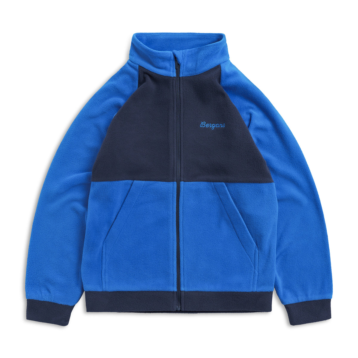 Bergans Lilletind Fleece Set Kids Olympic Blue / Navy Blue