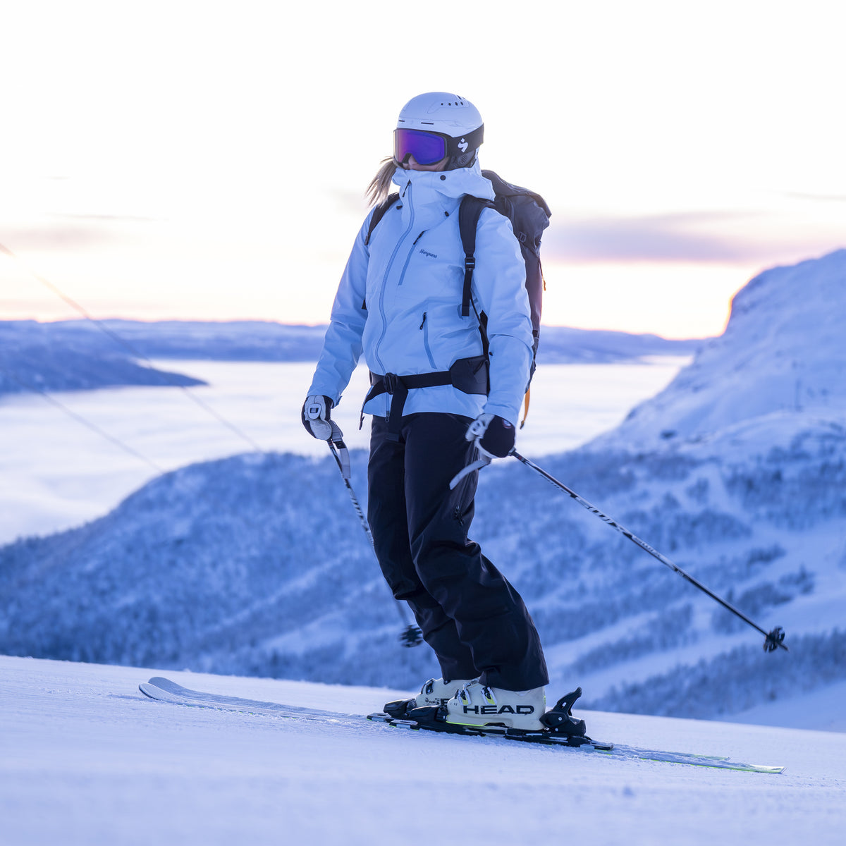 Bergans Oppdal Insulated Shell Bib Pants Women Black
