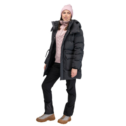 Bergans Dyna Down Hood Jacket Women Dark Shadow Grey