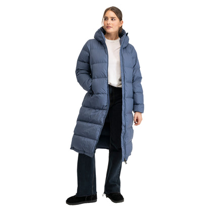 Bergans Oslo Down Long Coat Women Granite Blue
