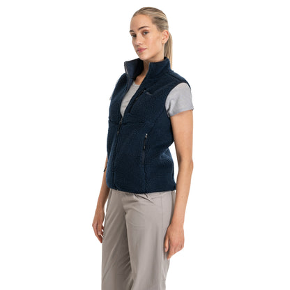 Bergans Lunnan Pile Fleece Vest Women Navy Blue