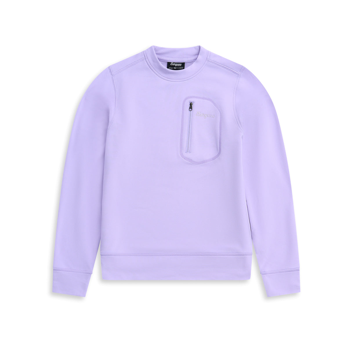 Bergans Midtli Midlayer Sweatshirt Junior Acai Smoothie