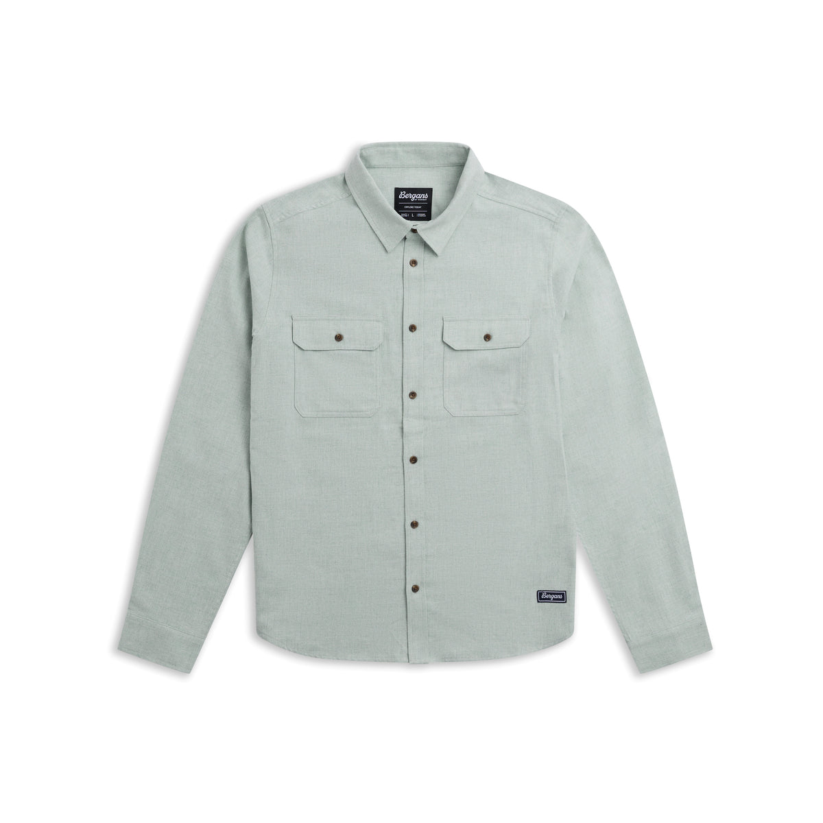 Bergans Nordmarka Flannel Shirt Men Dried Sage