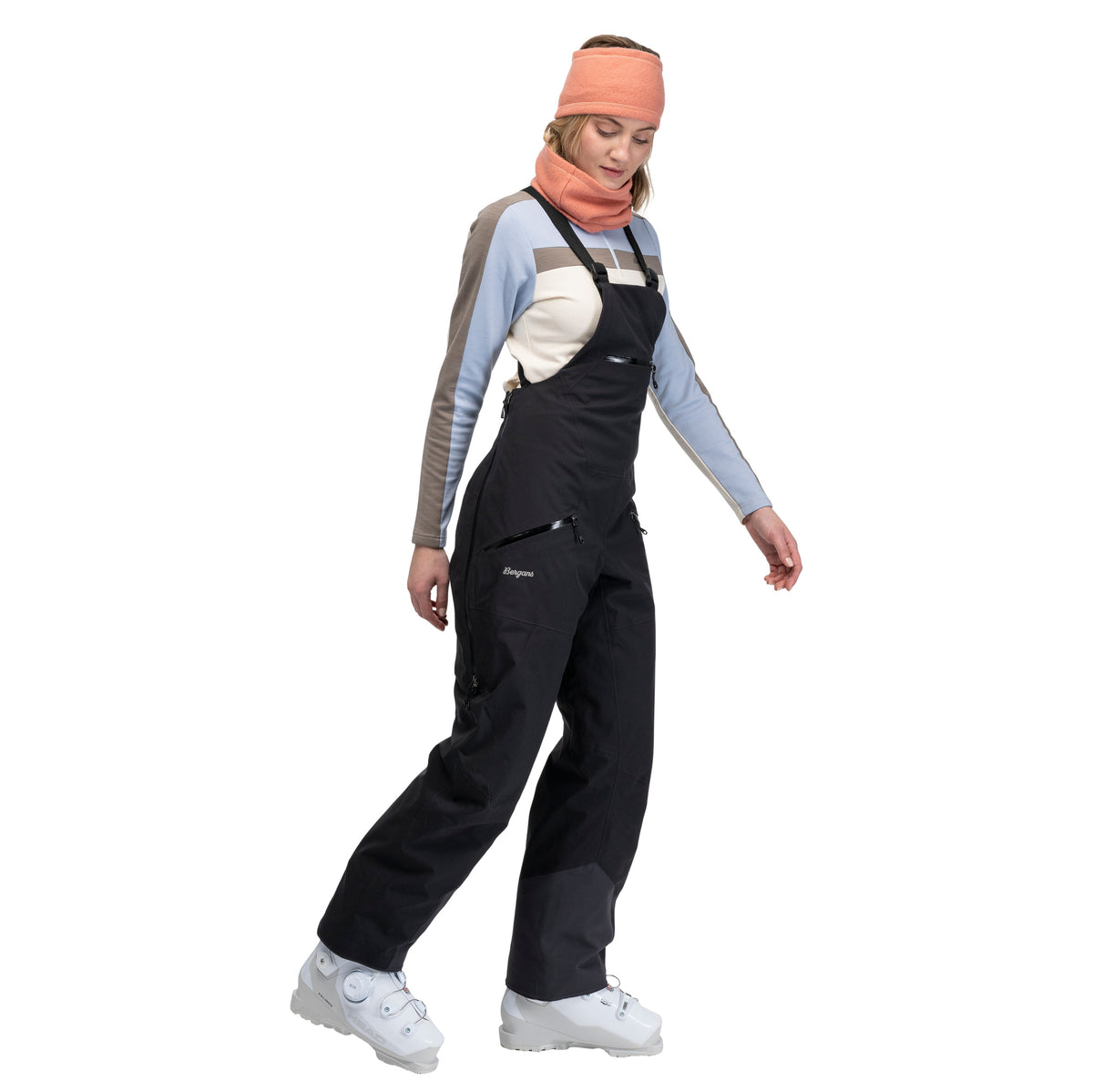 Bergans Oppdal Insulated Shell Bib Pants Women Black