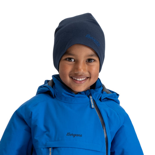 Bergans Kids Cotton Beanie Navy