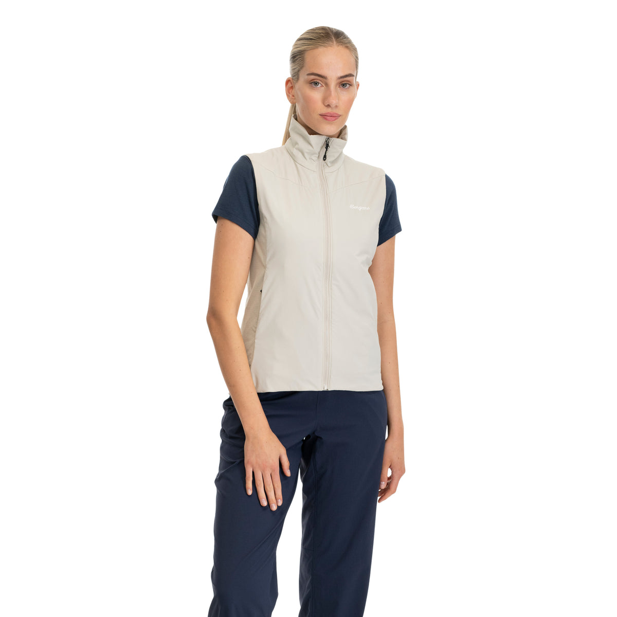 Bergans Holo Insulated Vest Women Coastal Sand