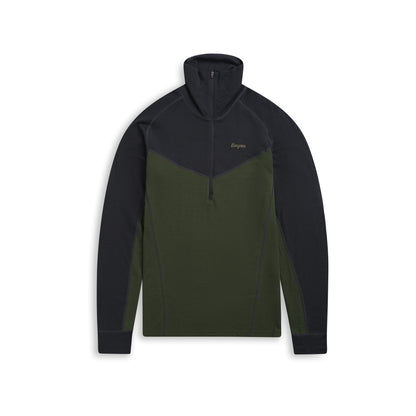 Bergans Inner:Dual Merino Half Zip Men Pine Forest/Dark Shadow Grey