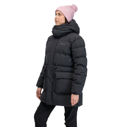Bergans Dyna Down Hood Jacket Women Dark Shadow Grey