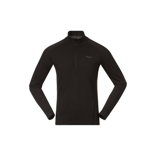 Bergans Inner:Pure Merino Half Zip Men Black