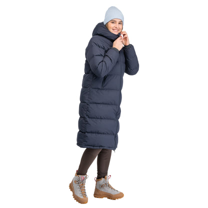Bergans Oslo Down Long Coat Women Dark Navy