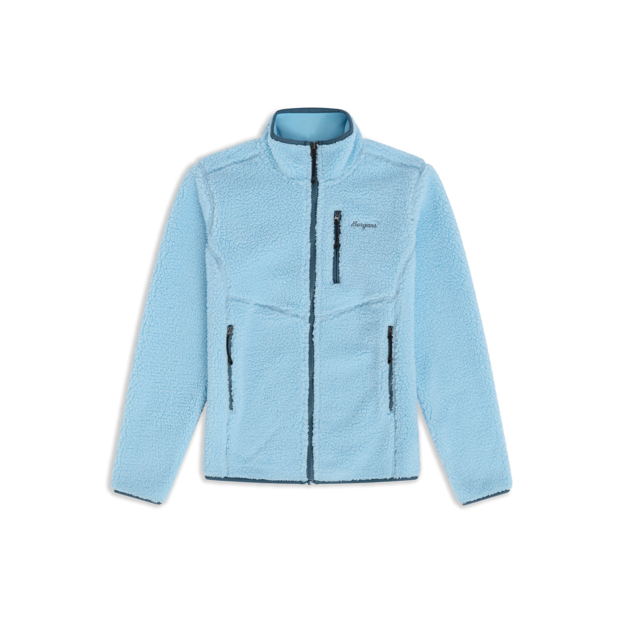 Bergans Lunnan Pile Fleece Jacket Women Cool Blue