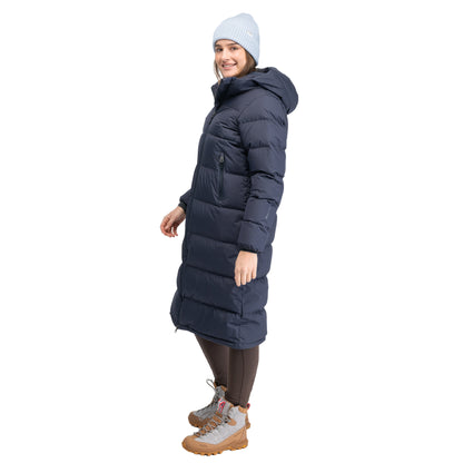 Bergans Oslo Down Long Coat Women Dark Navy