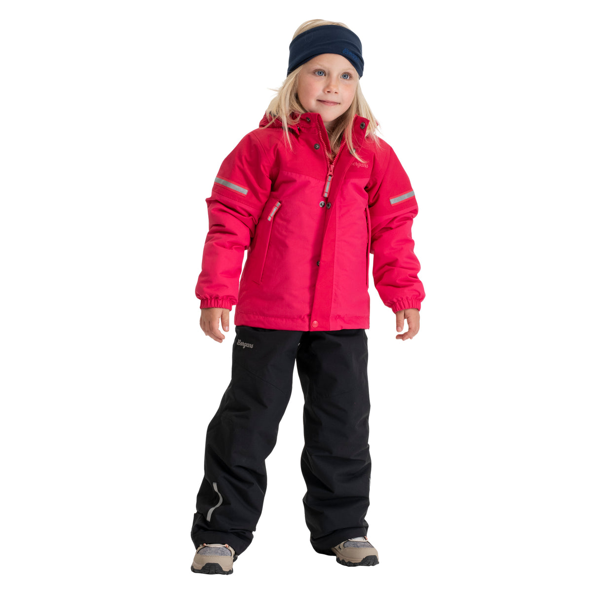 Bergans Lilletind Insulated Shell Jacket Kids Light Alpine Rose / Alpine Rose