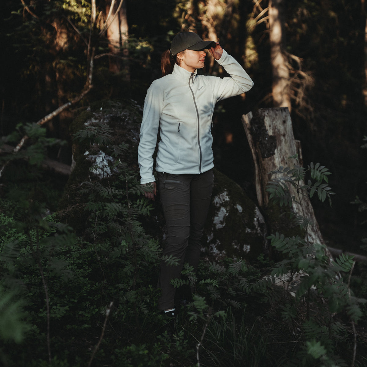 Bergans Breheimen Softshell Pants Women Dark Green Mud