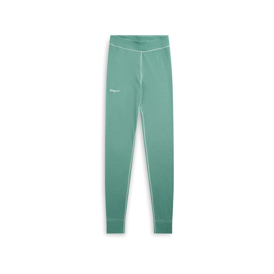 Bergans Inner:Dual Merino Tights Women Dark Mint Crush