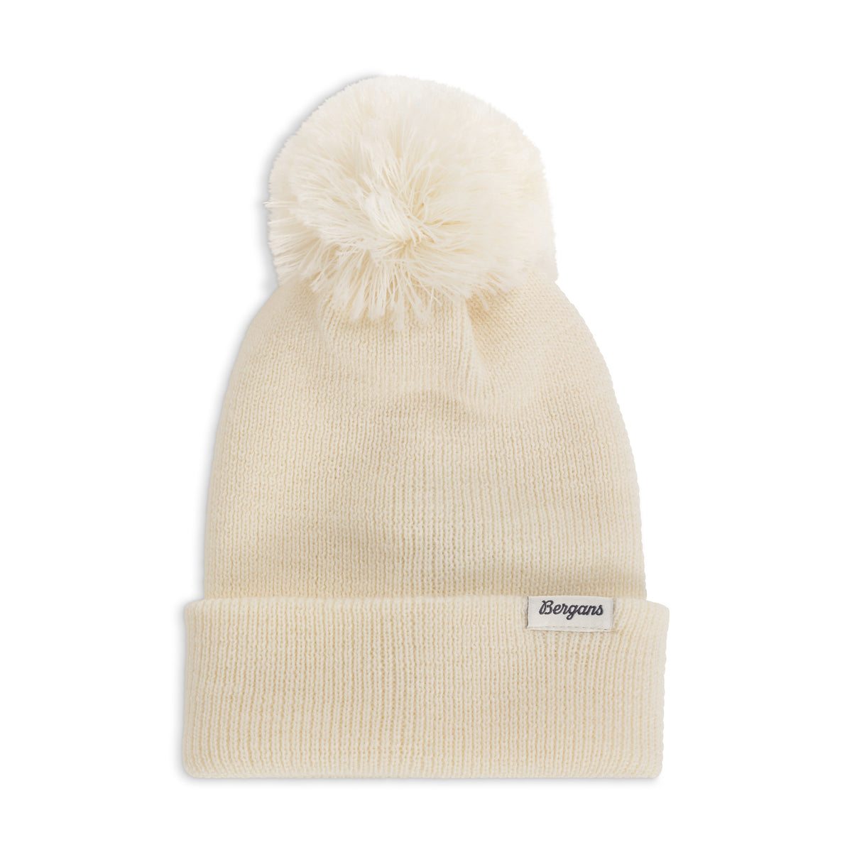 Bergans Storetind Wool Pom Beanie Junior Vanilla White