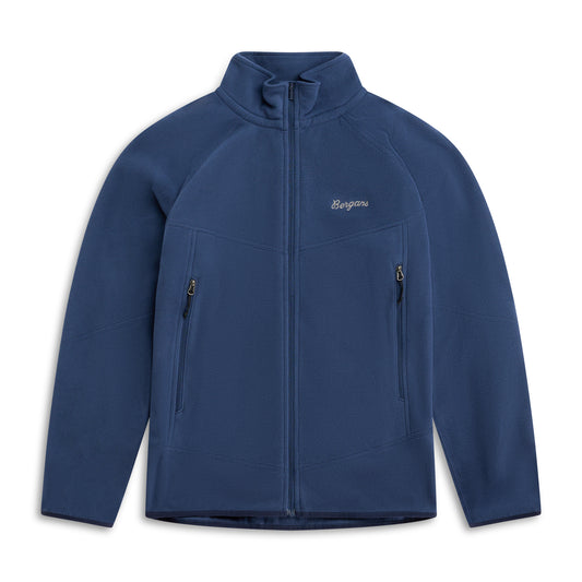 Bergans Junior Fleece Midlayer Jacket Navy Blue