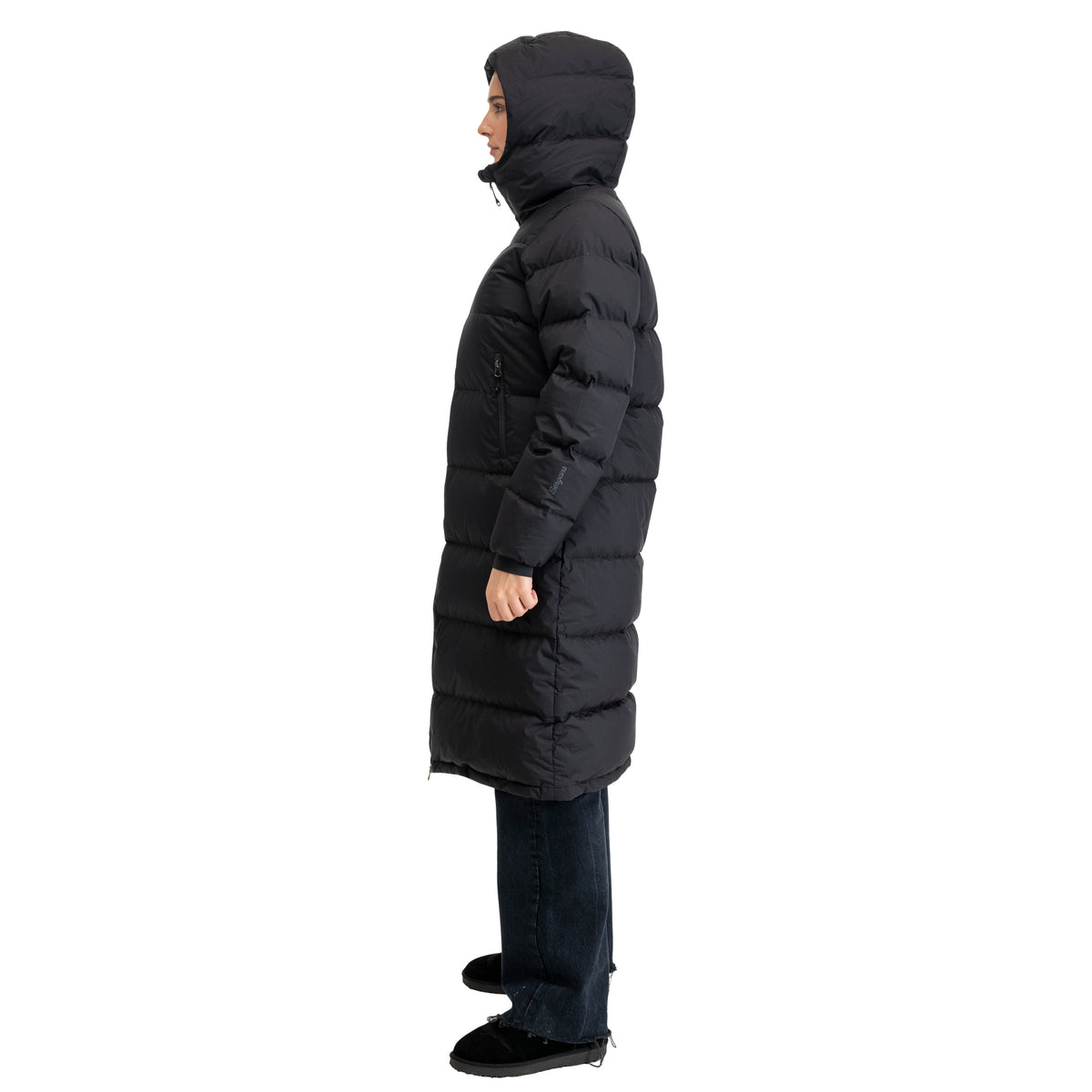 Bergans Oslo Down Long Coat Women Black