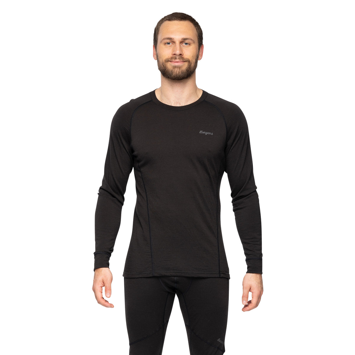 Bergans Inner:Pure Merino Long Sleeve Men Black
