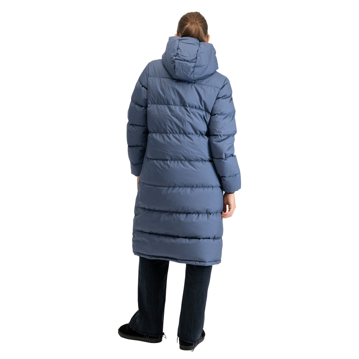 Bergans Oslo Down Long Coat Women Granite Blue