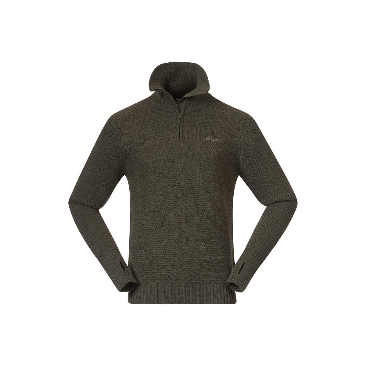 Bergans Ulriken Jumper Men Dark Green Mud