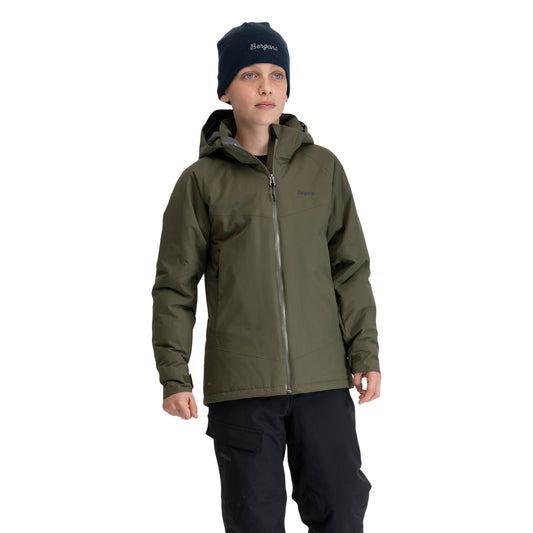 Bergans Storetind Insulated Shell Jacket Junior Pine Forest