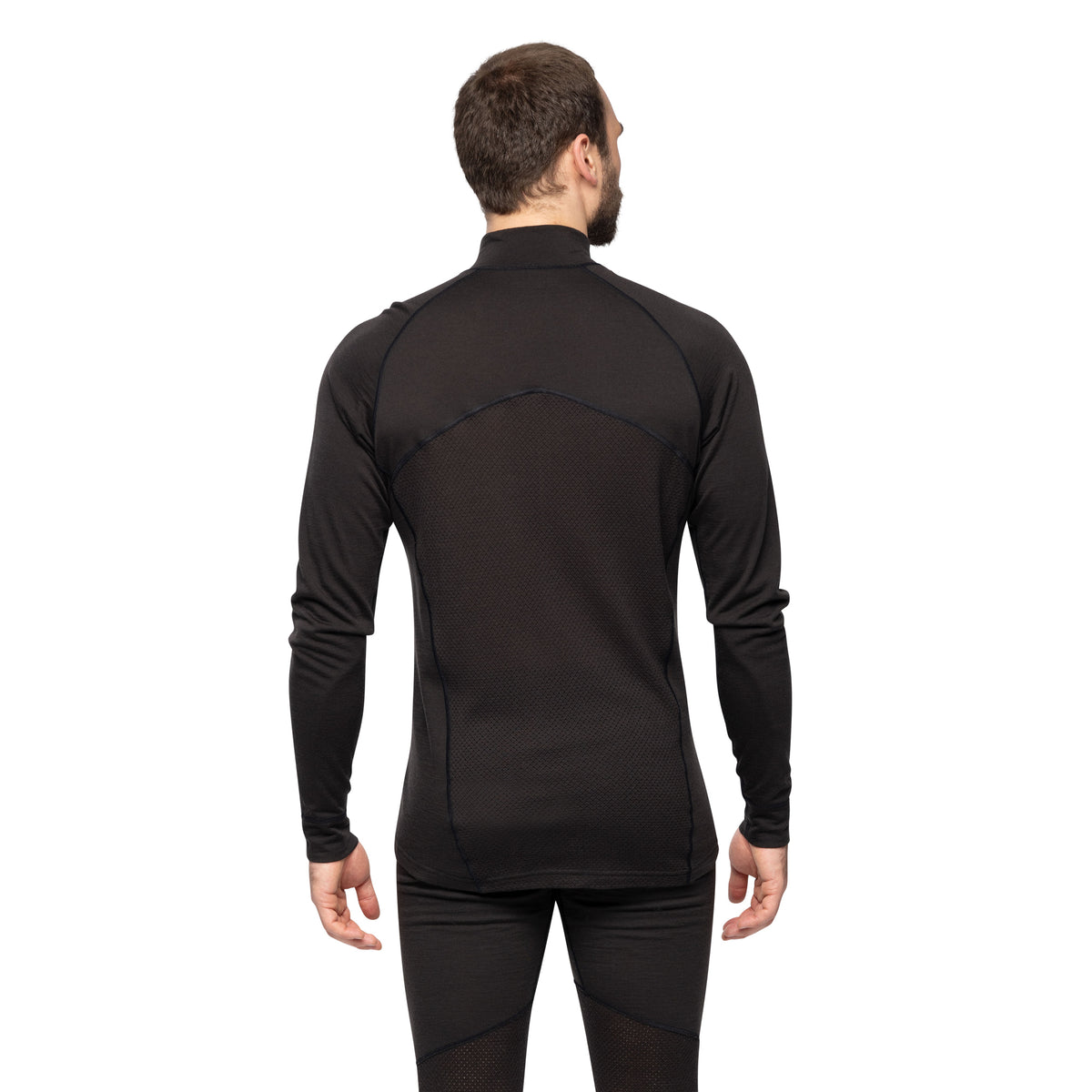 Bergans Inner:Pure Merino Half Zip Men Black