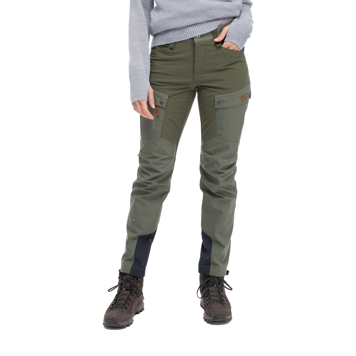 Bergans Nordmarka Favor Outdoor Pants Women Green Mud/Dark Green Mud